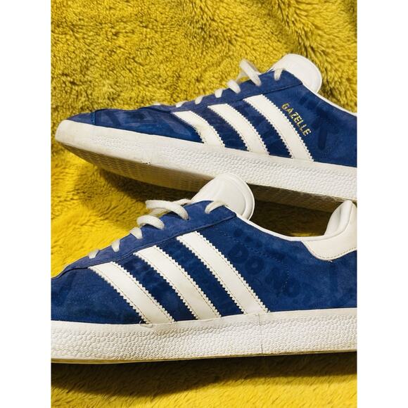 Adidas Gazelle Royal Blue White Mens Sz 10 No Box skater indoor soccer sneakers - Picture 6 of 9